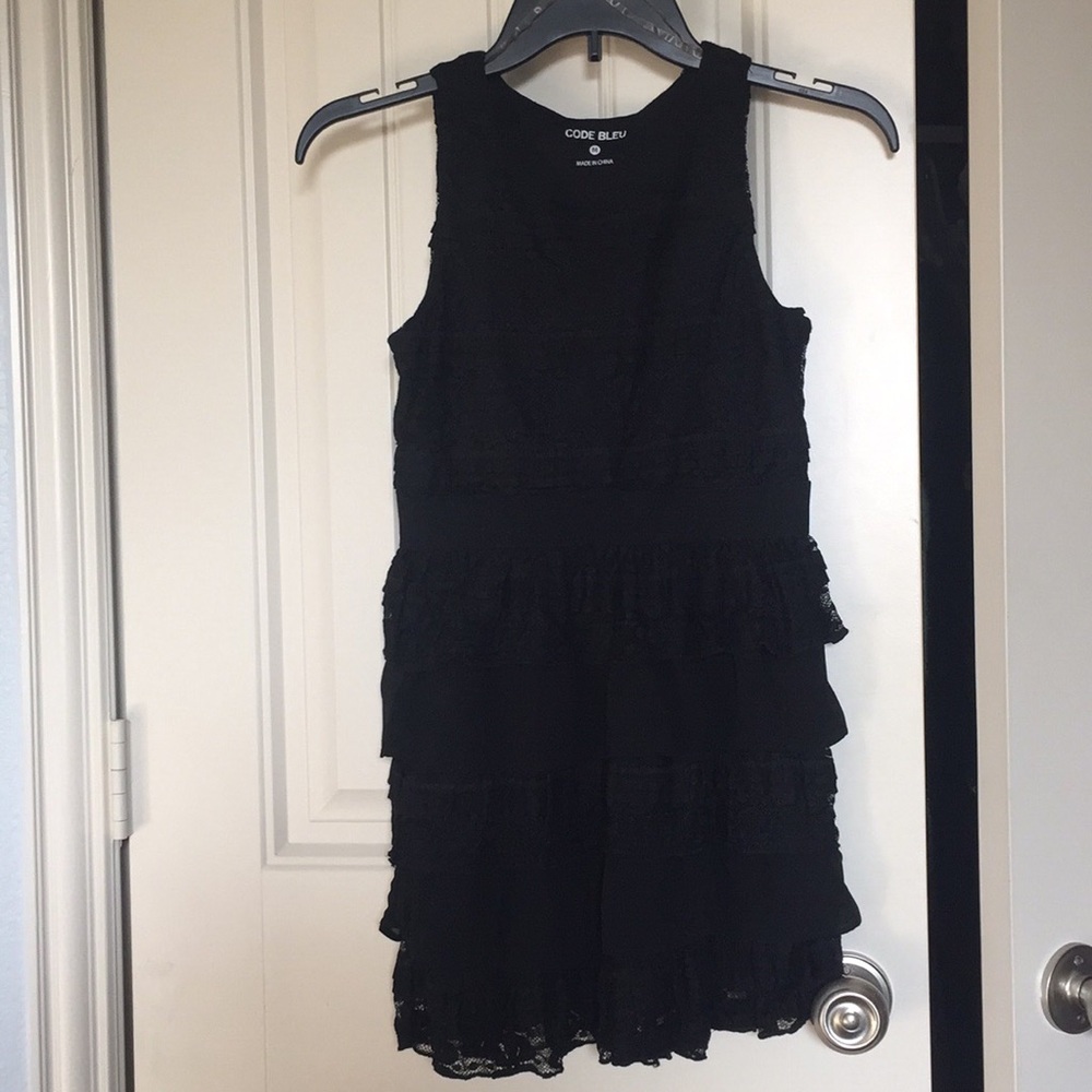 Black lace dress